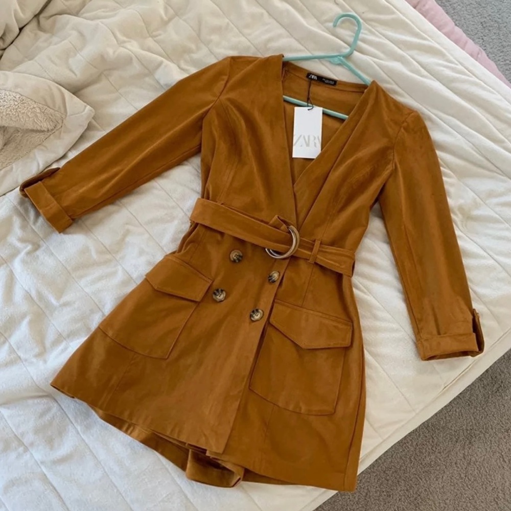 Zara double breasted dress
